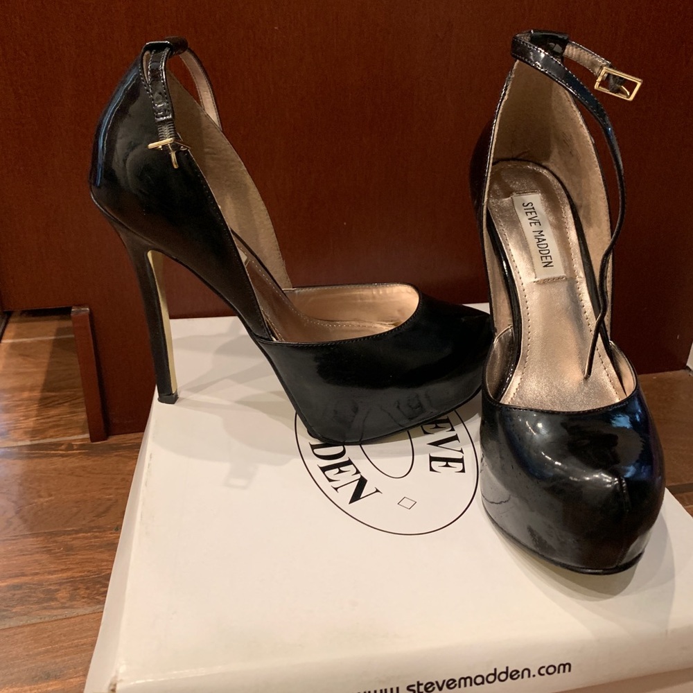 Black patent leather Super high heel